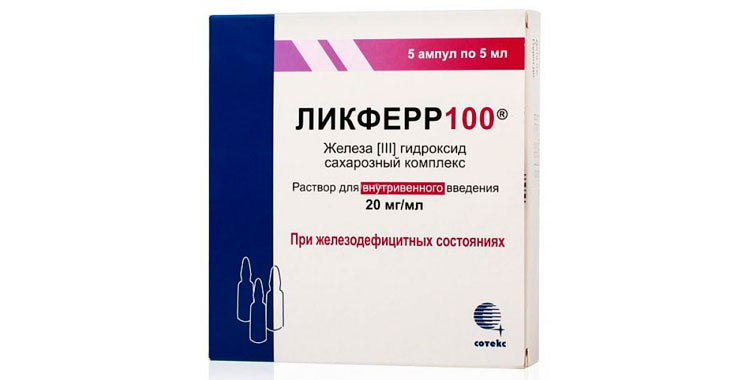 Likferr100  injection intravenous